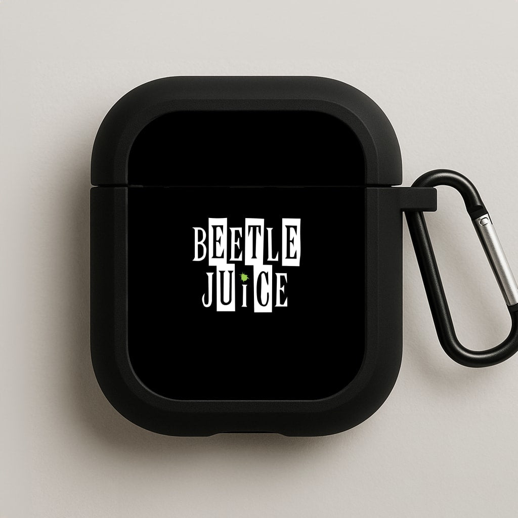 Text - Beetle Halloween AirPods Case