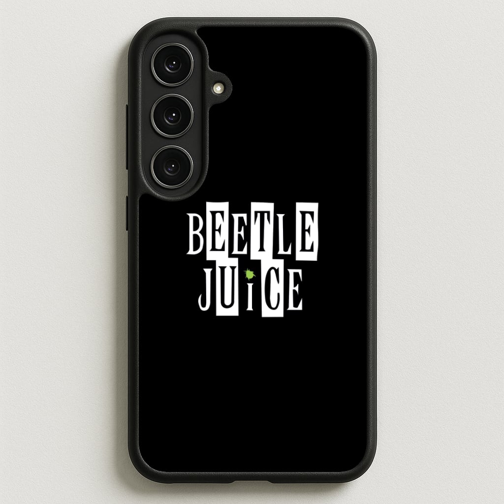 Text - Beetle Halloween Phone Case for Galaxy S25FE