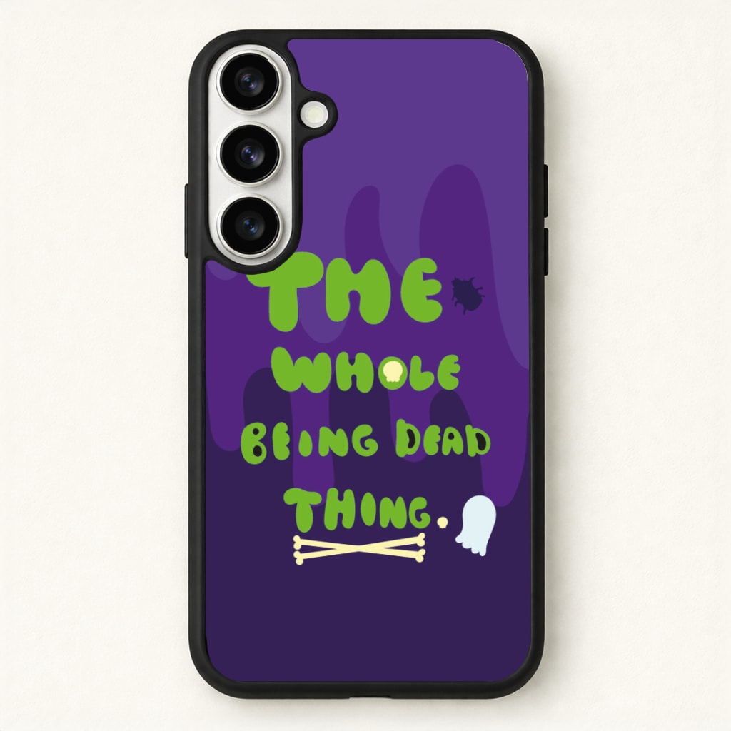 The Whole Being Dead Thing - Beetle Halloween Phone Case for Galaxy S26