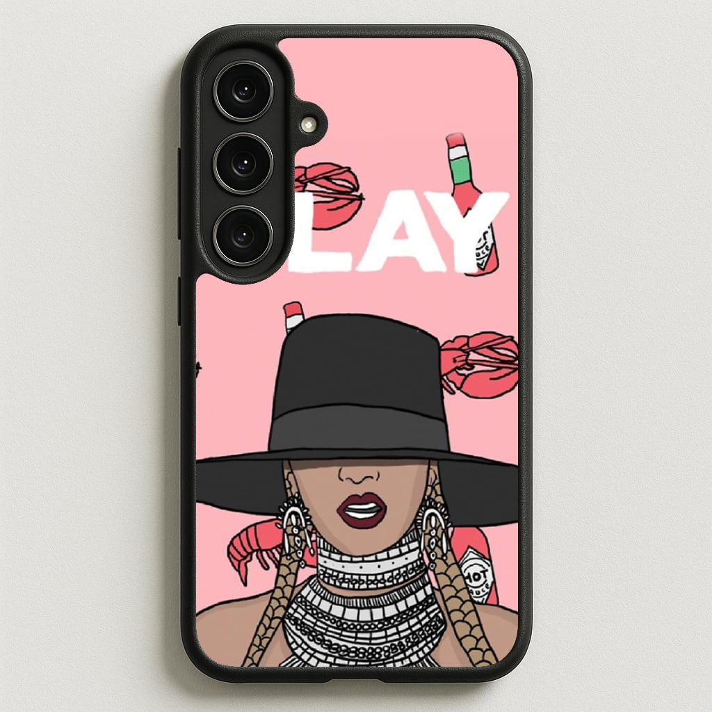 Slay - Queen B Cartoon Phone Case for Galaxy S25FE