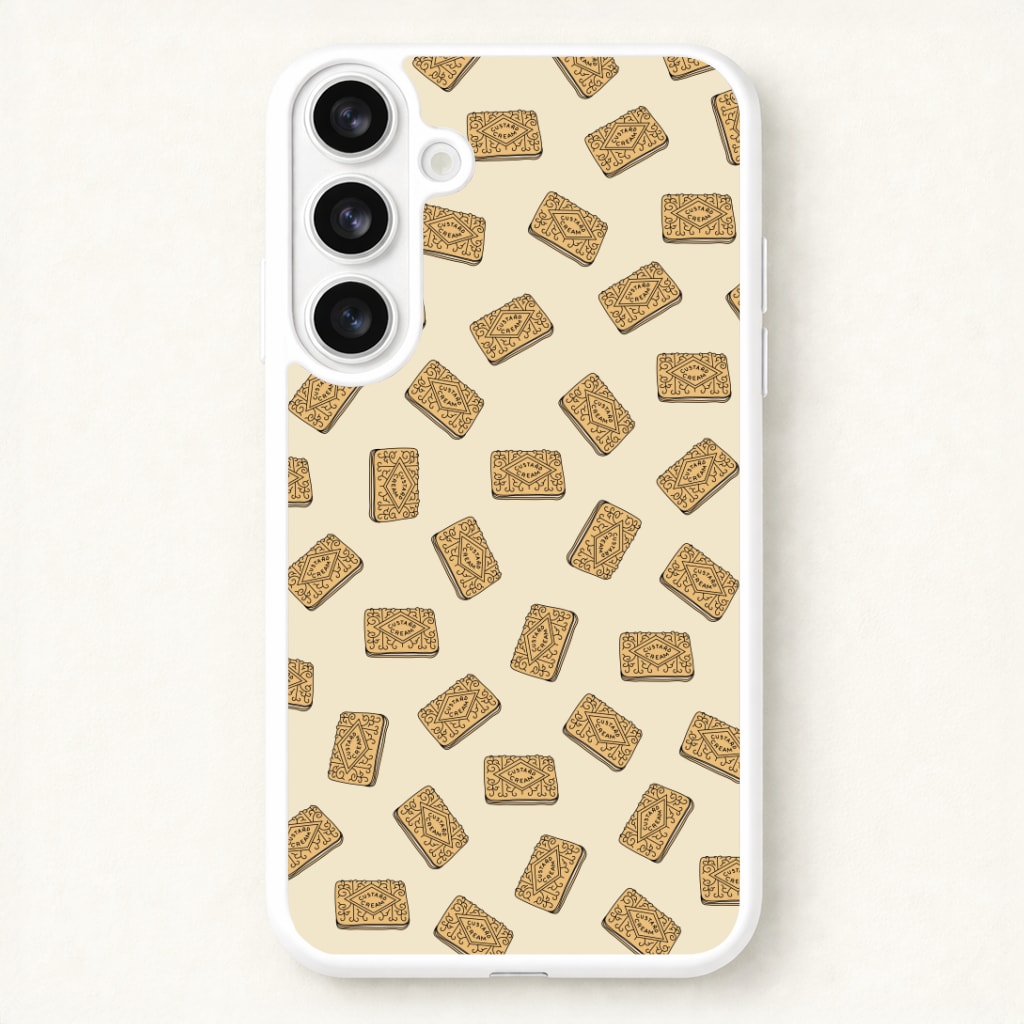 Custard Creams - Biscuits Patterns Phone Case for Galaxy S26 Plus
