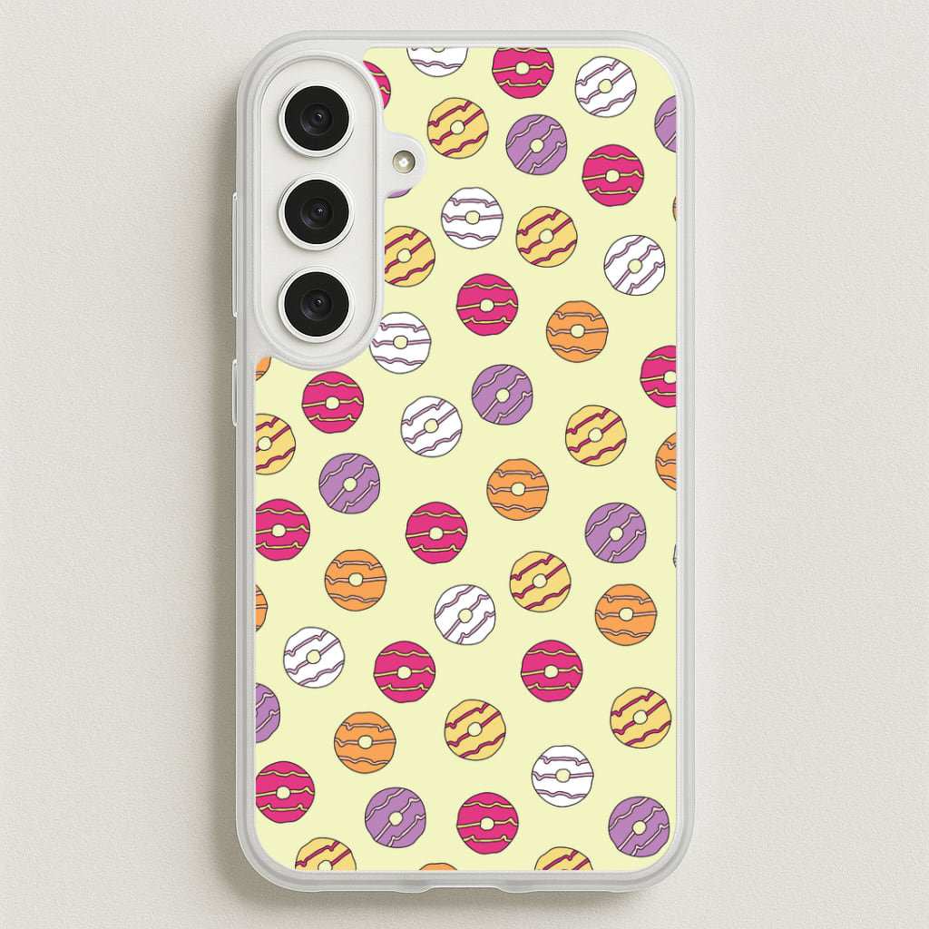 Party Rings - Biscuits Patterns Phone Case for Galaxy S25FE