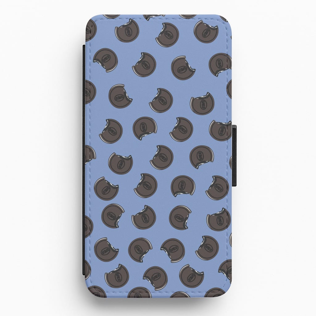 Oreos - Biscuits Patterns Flip / Wallet Phone Case