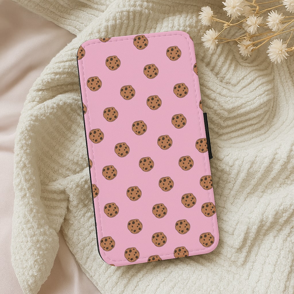 Cookies - Biscuits Patterns Wallet Phone Case