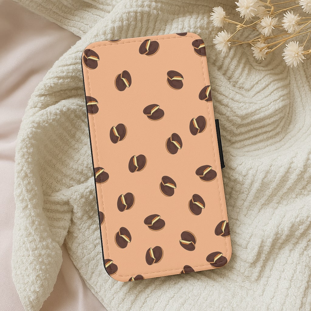 Jaffa Cakes - Biscuits Patterns Wallet Phone Case