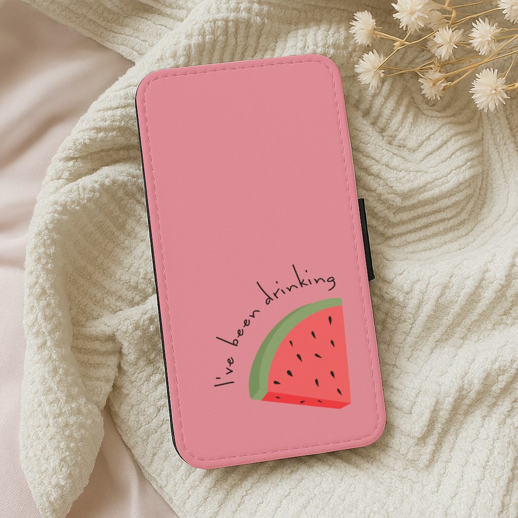 I've Been Drinkin Watermelon - Queen B Wallet Phone Case