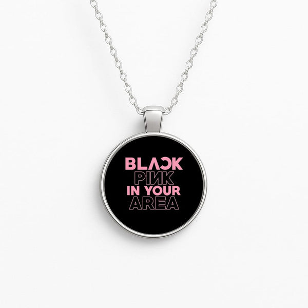 Girl K-Pop Band In Your Area - Black Circle Necklace