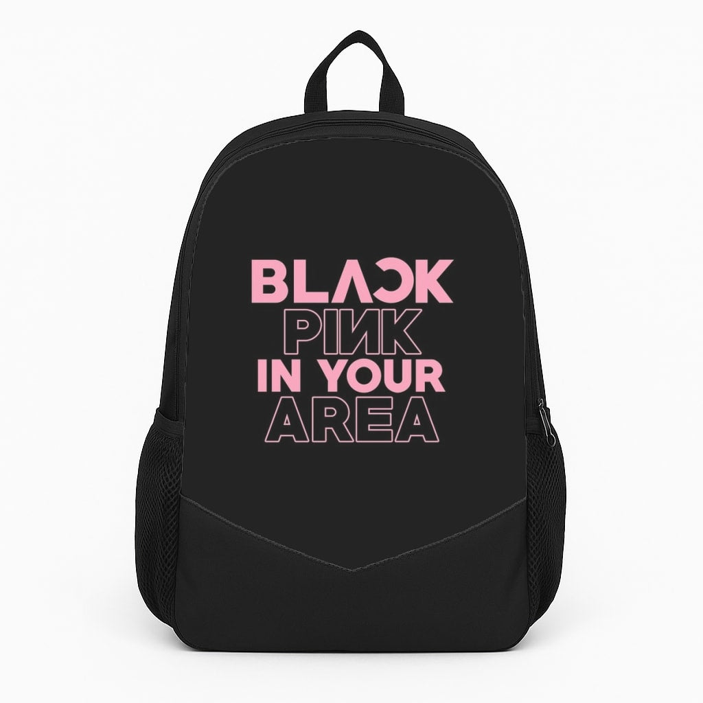 Girl K-Pop Band In Your Area - Black Large Backpack