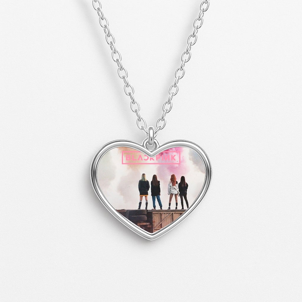 Girl K-Pop Band Girls Heart Necklace