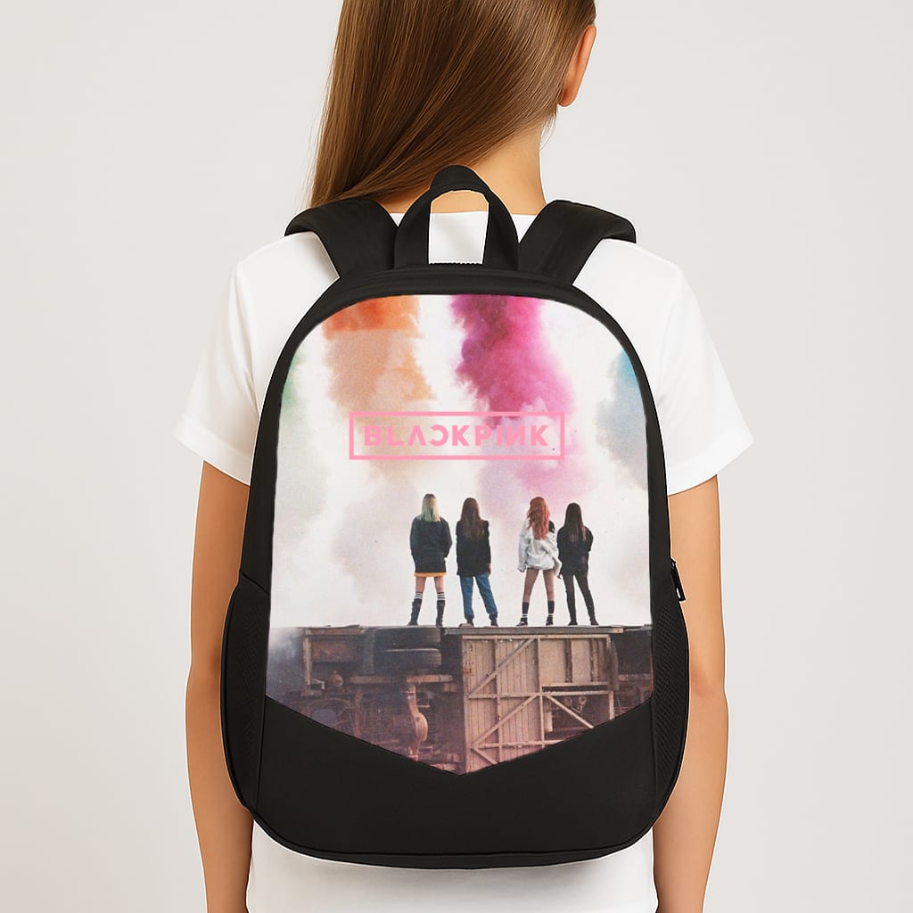Girl K-Pop Band Girls Large School Bag