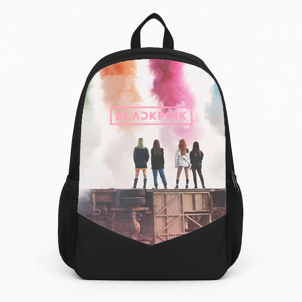 Girl K-Pop Band Girls Large Backpack