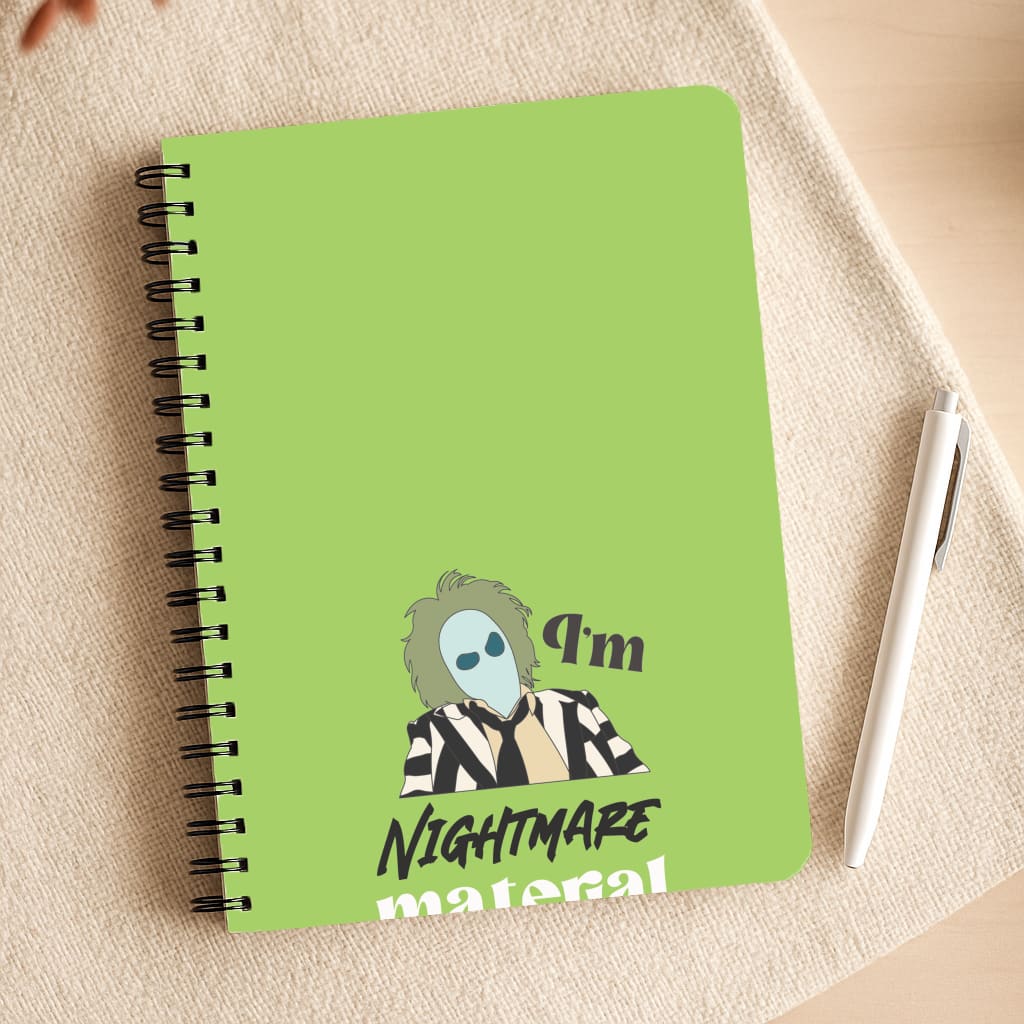I'm Nightmare Material Notepad