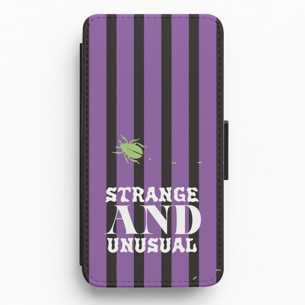 Strange And Unusual Flip / Wallet Phone Case