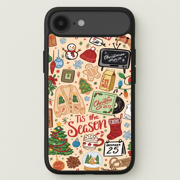 Tis The Season Doodles Phone Case - iPhone 17 Air / Standard