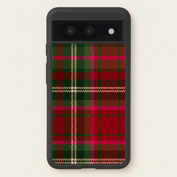 Christmas Tartan Phone Case - Google Pixel 8a / Standard
