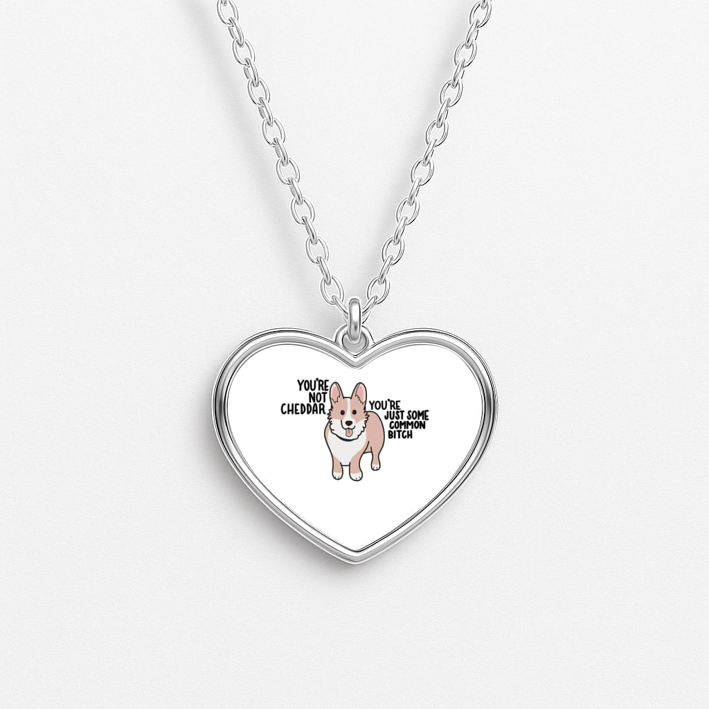 You're Not Cheddar - B99 Heart Necklace