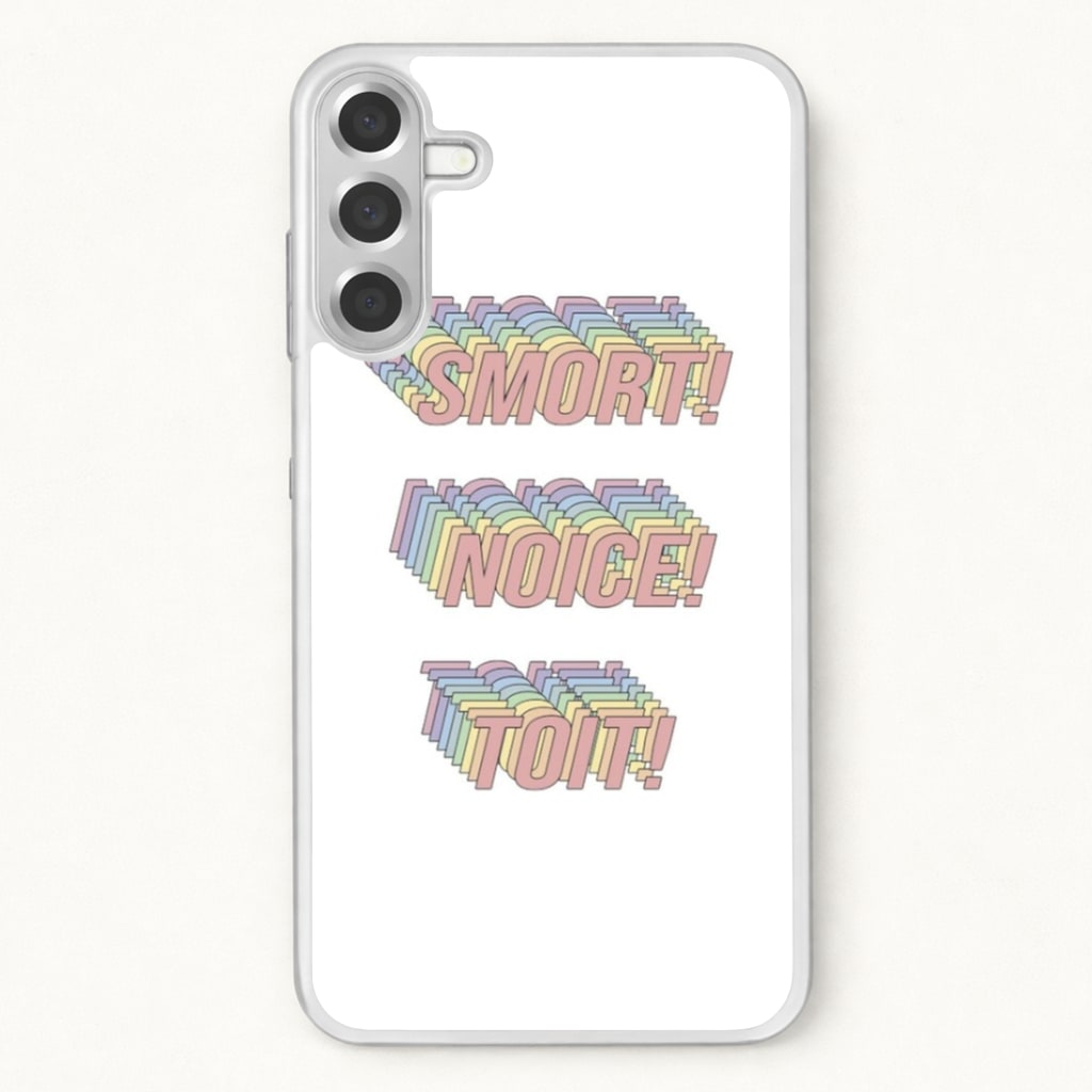 Smort, Noice, Toit - B99 Phone Case for Galaxy A57