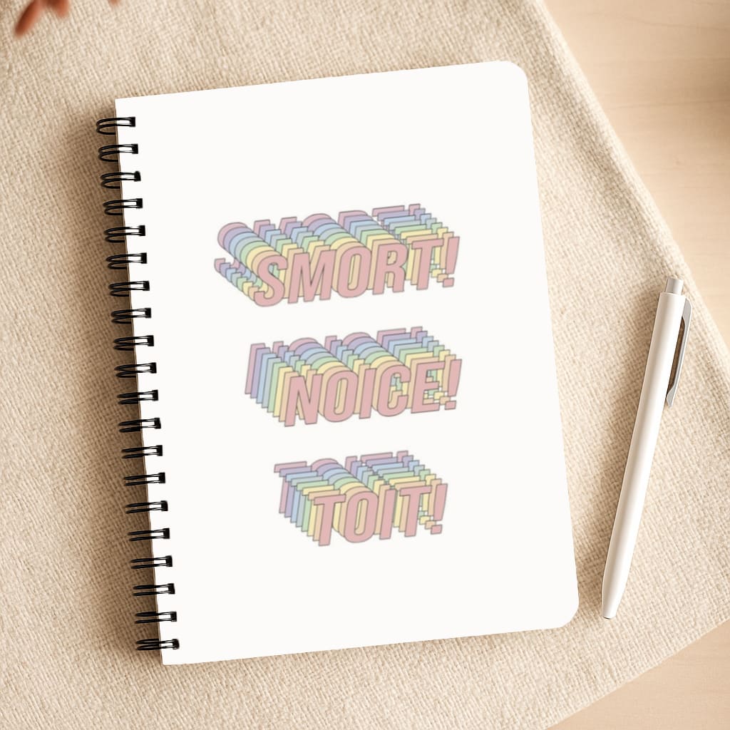 Smort, Noice, Toit - B99 Notepad