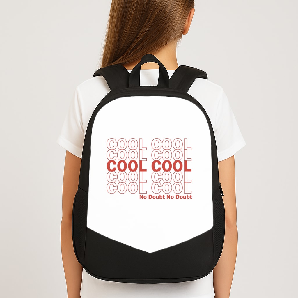 Cool Cool Cool No Doubt White - B99 Large School Bag