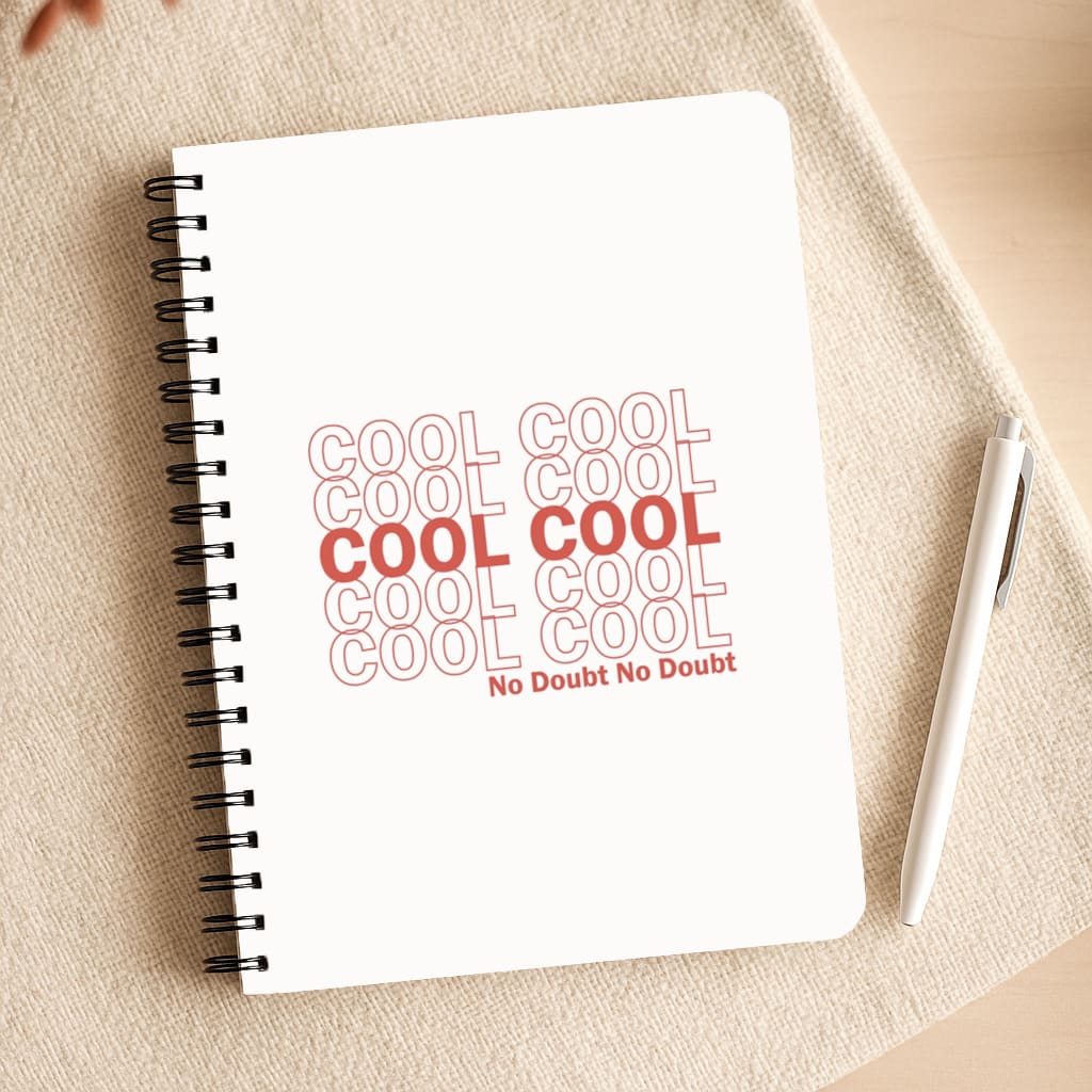 Cool Cool Cool No Doubt White - B99 Notepad