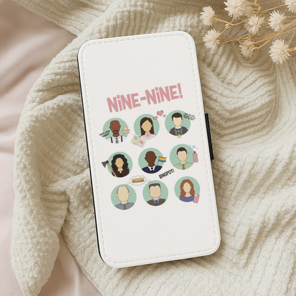 Nine Nine Characters - B99 Wallet Phone Case