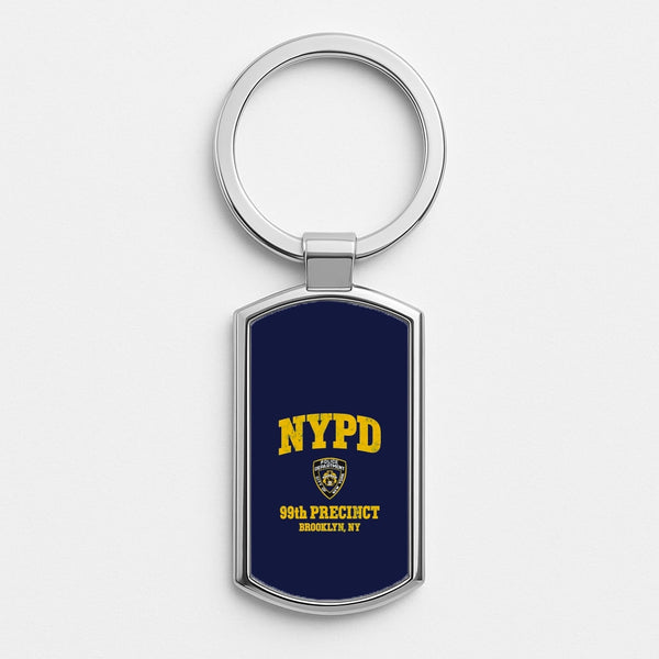 NYPD - B99 Silver Keyring