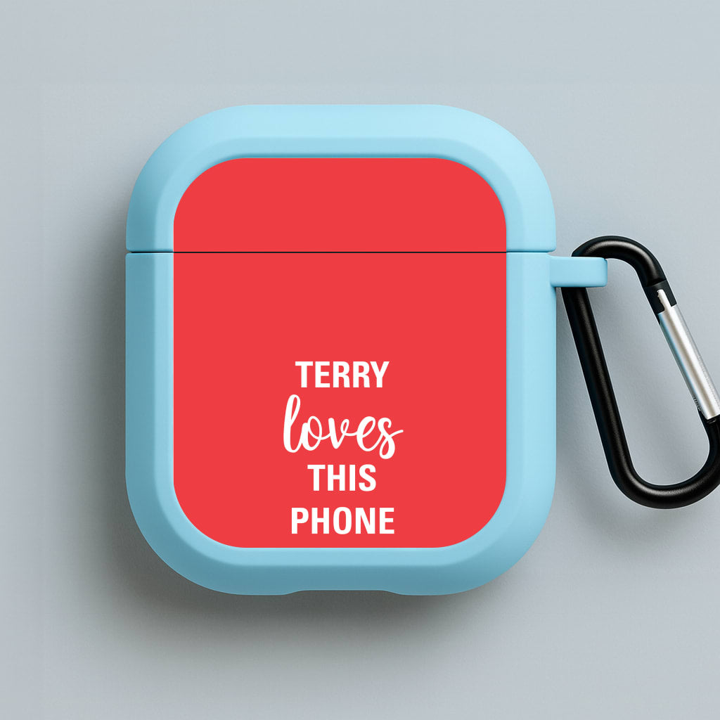 Terry Loves This Phone Case - Brooklyn Nine-Nine Blue AirPods Case