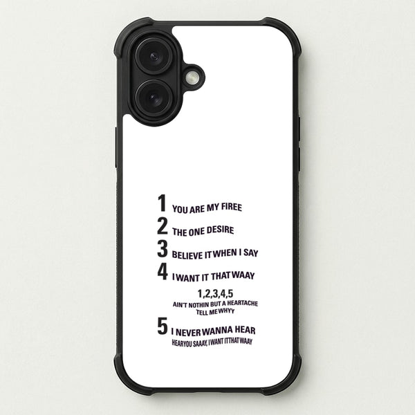 I Want It That Way - B99 Phone Case — Bumper case