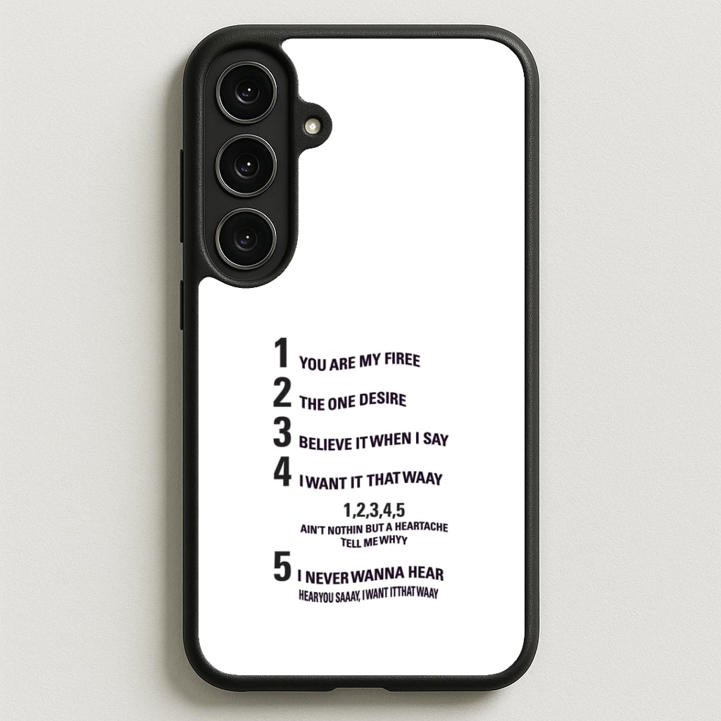 I Want It That Way - Brooklyn Nine-Nine Phone Case for Galaxy S25FE