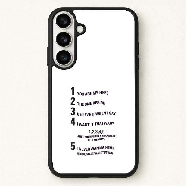 I Want It That Way - B99 Phone Case for Galaxy S26