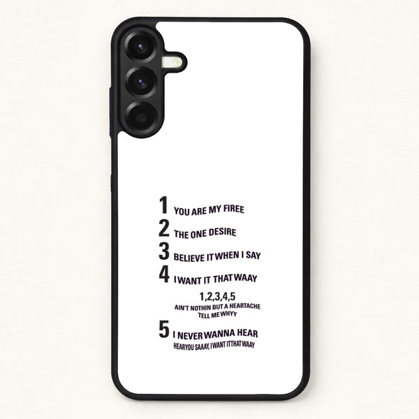 I Want It That Way - Brooklyn Nine-Nine Phone Case for Galaxy A37