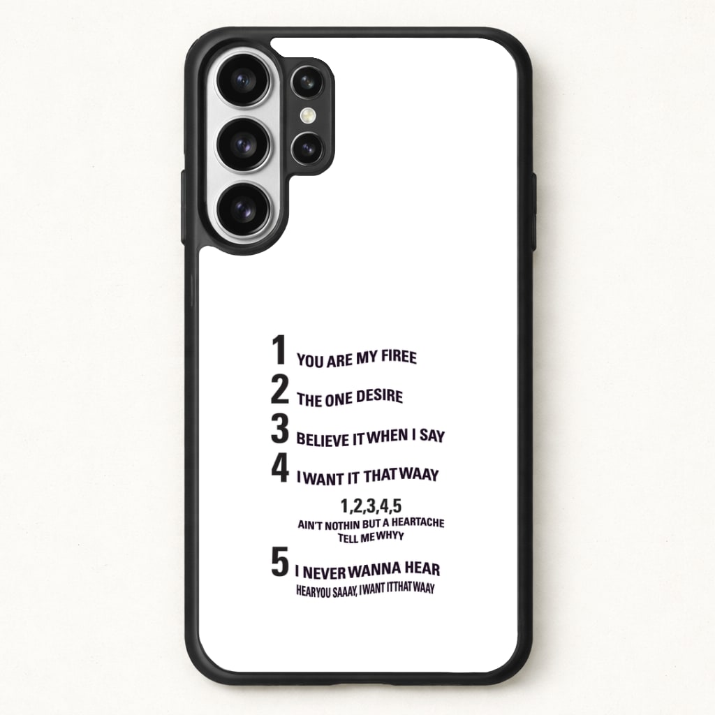 I Want It That Way - B99 Phone Case for Galaxy S26 Ultra