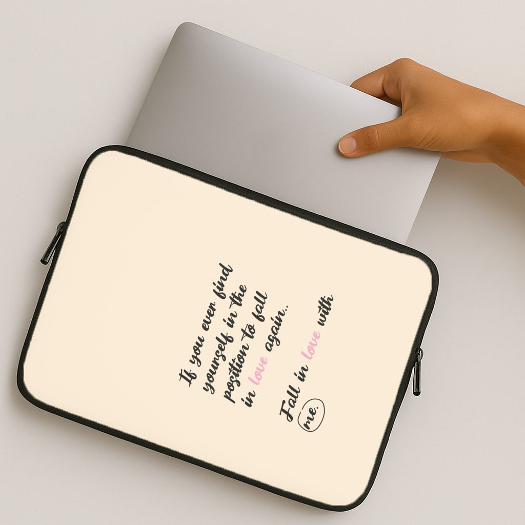 Fall In Love With Me MacBook Case