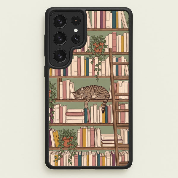 Cat Shelf Phone Case - Galaxy S23 Ultra / Standard