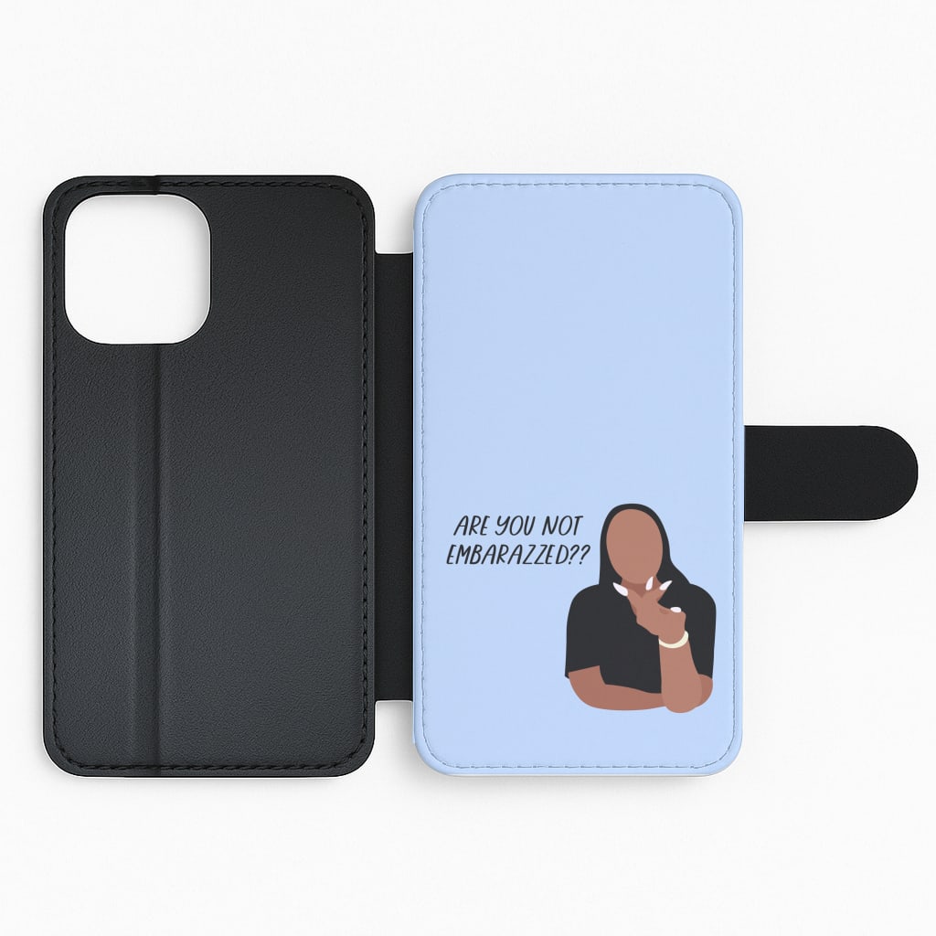 Are You Not Embarazzed? - British Pop Culture Flip Phone Case