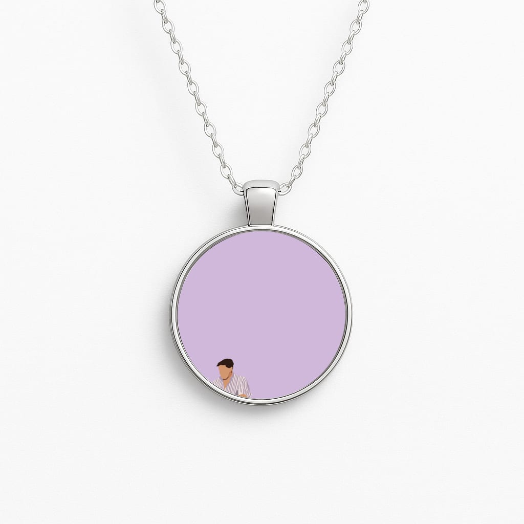 Sad Little Life Jane - British Pop Culture Circle Necklace