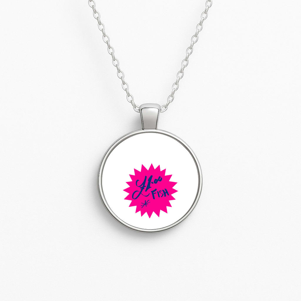 One Pound Fish - British Pop Culture Circle Necklace