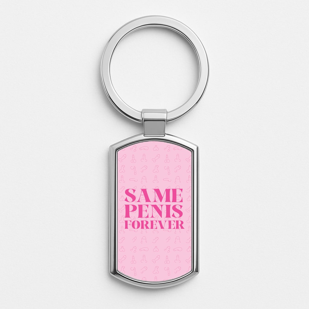 Same Forever - Bridal Silver Keyring
