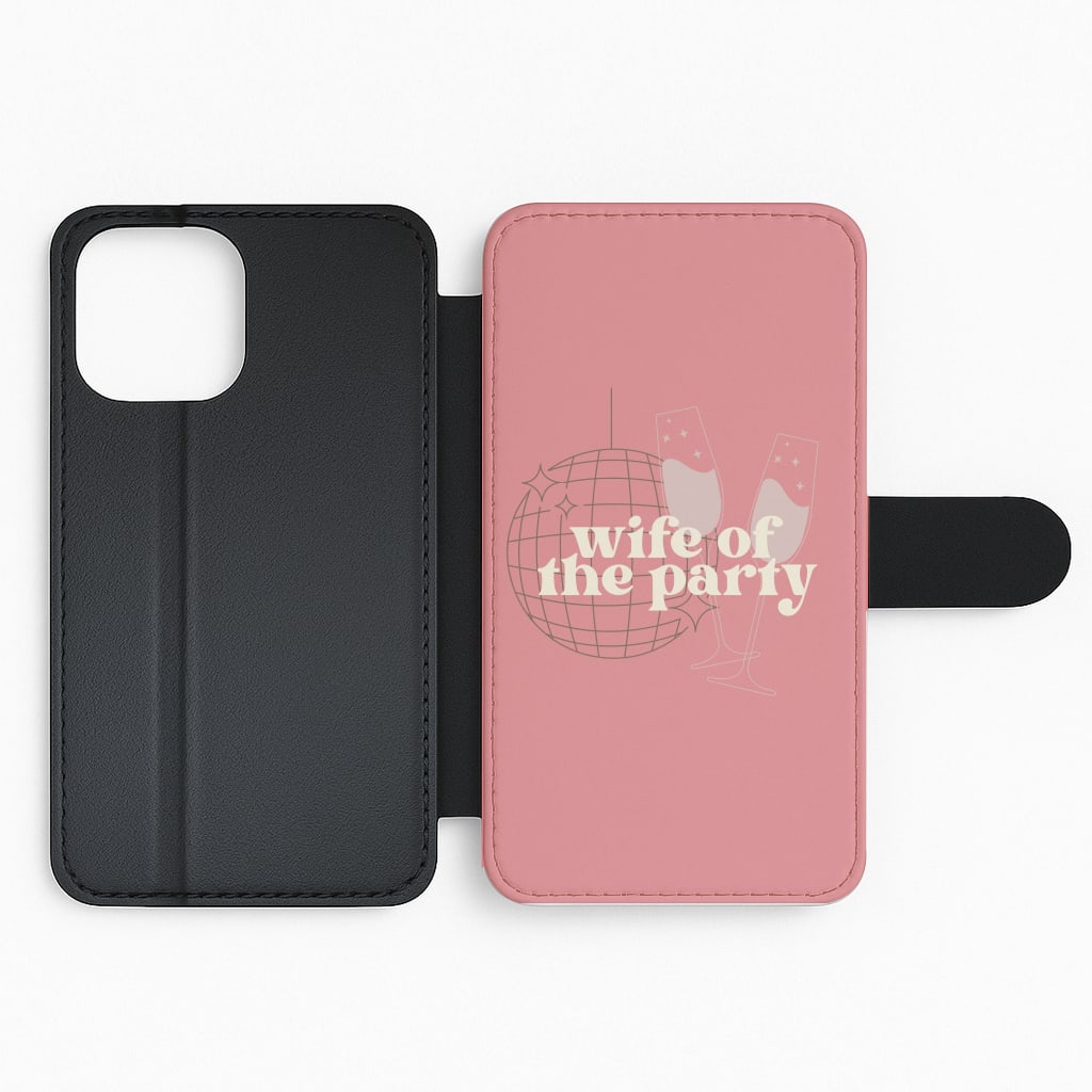 Wife Of The Party - Bridal Flip Phone Case
