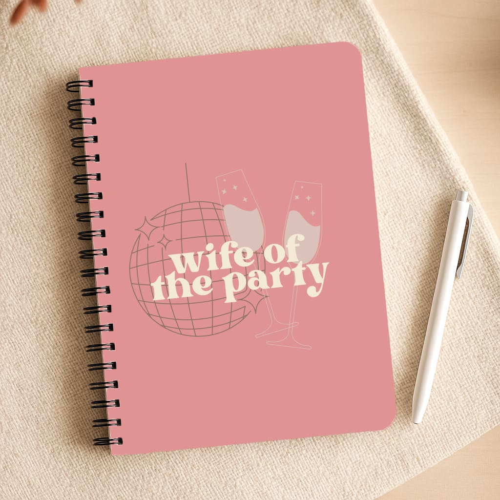 Wife Of The Party - Bridal Notepad