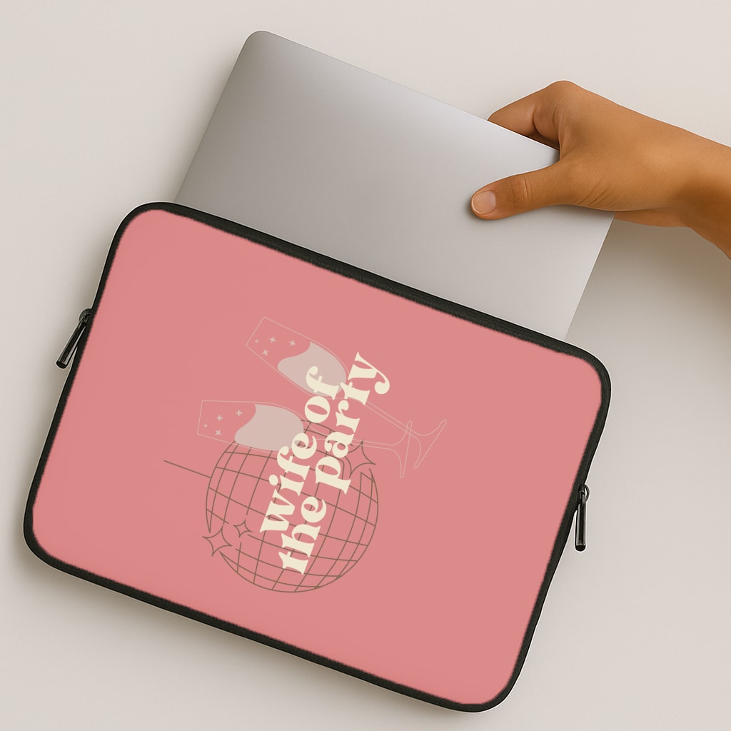 Wife Of The Party - Bridal MacBook Case