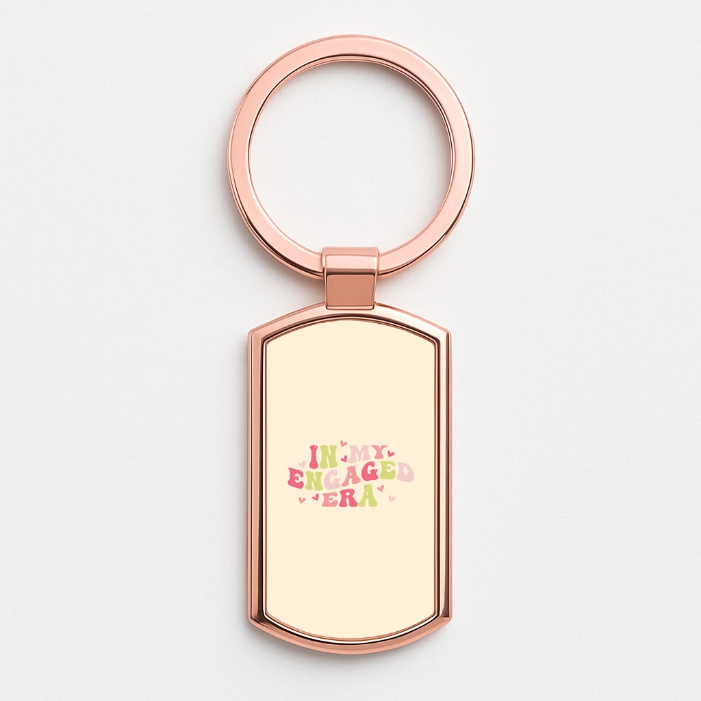 In My Engaged Era - Bridal Rose Gold Keyring