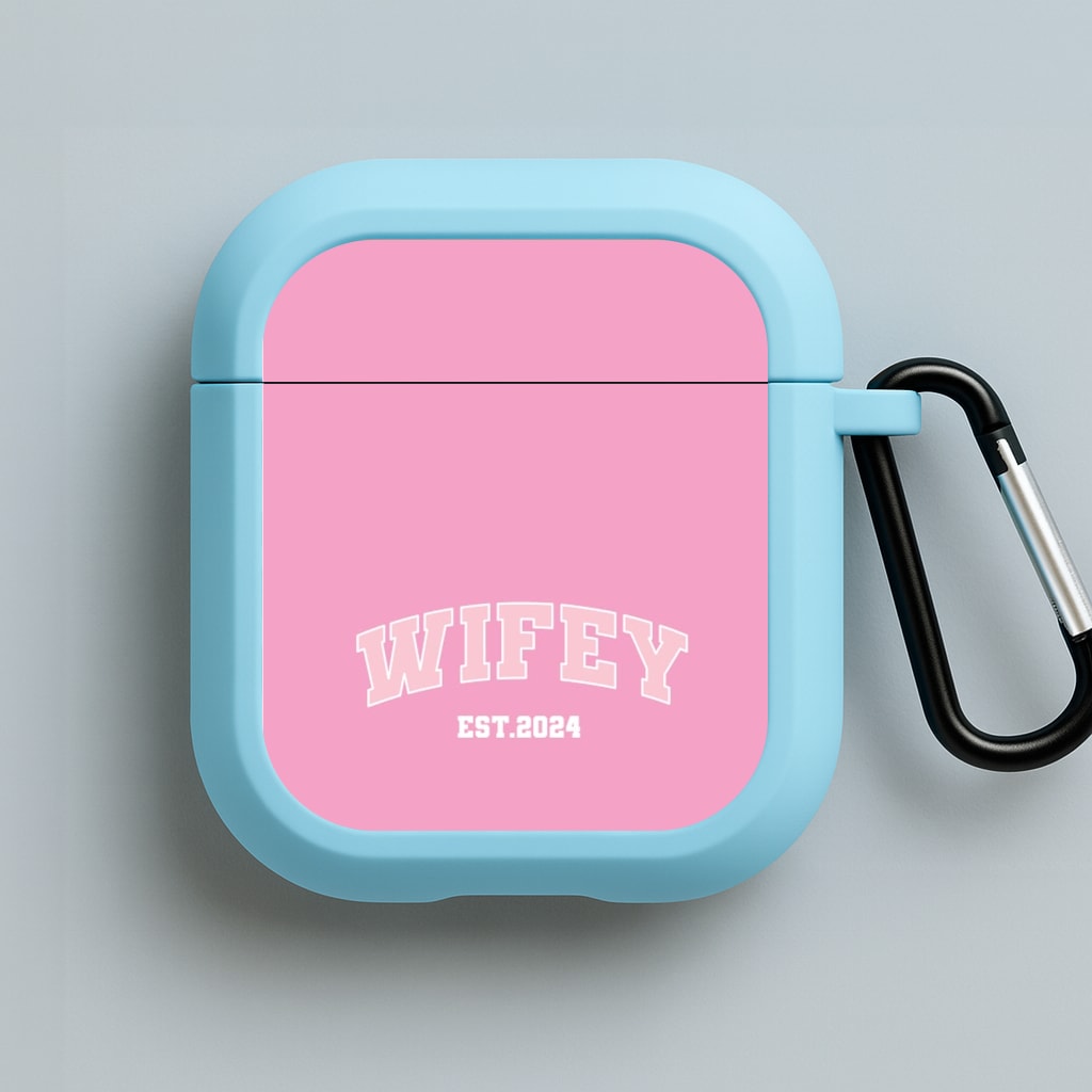 Wifey 2024 - Bridal Blue AirPods Case