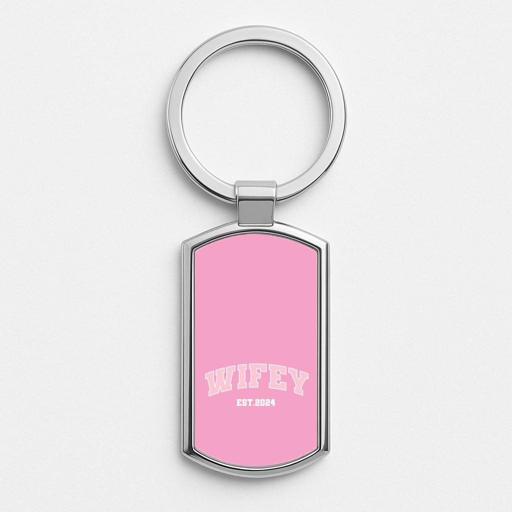 Wifey 2024 - Bridal Silver Keyring