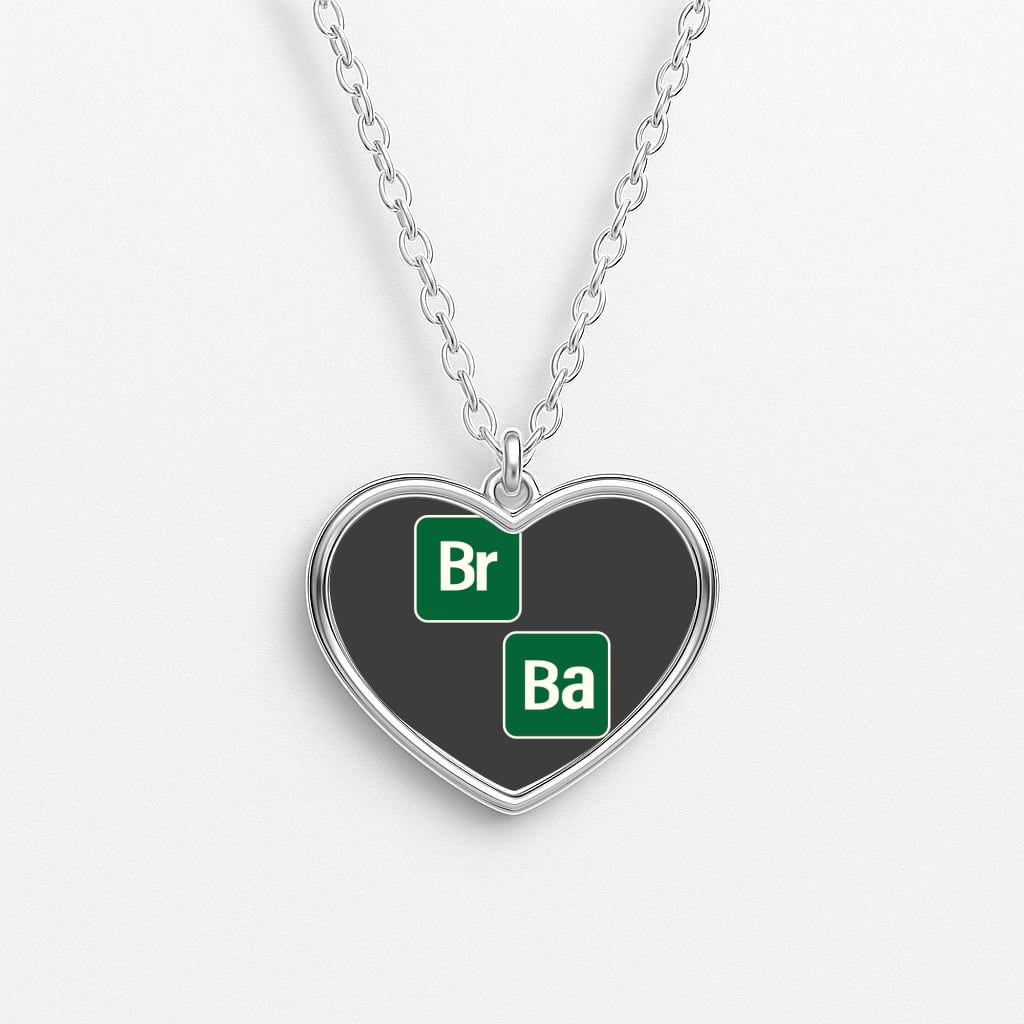 Periodic Table Heart Necklace
