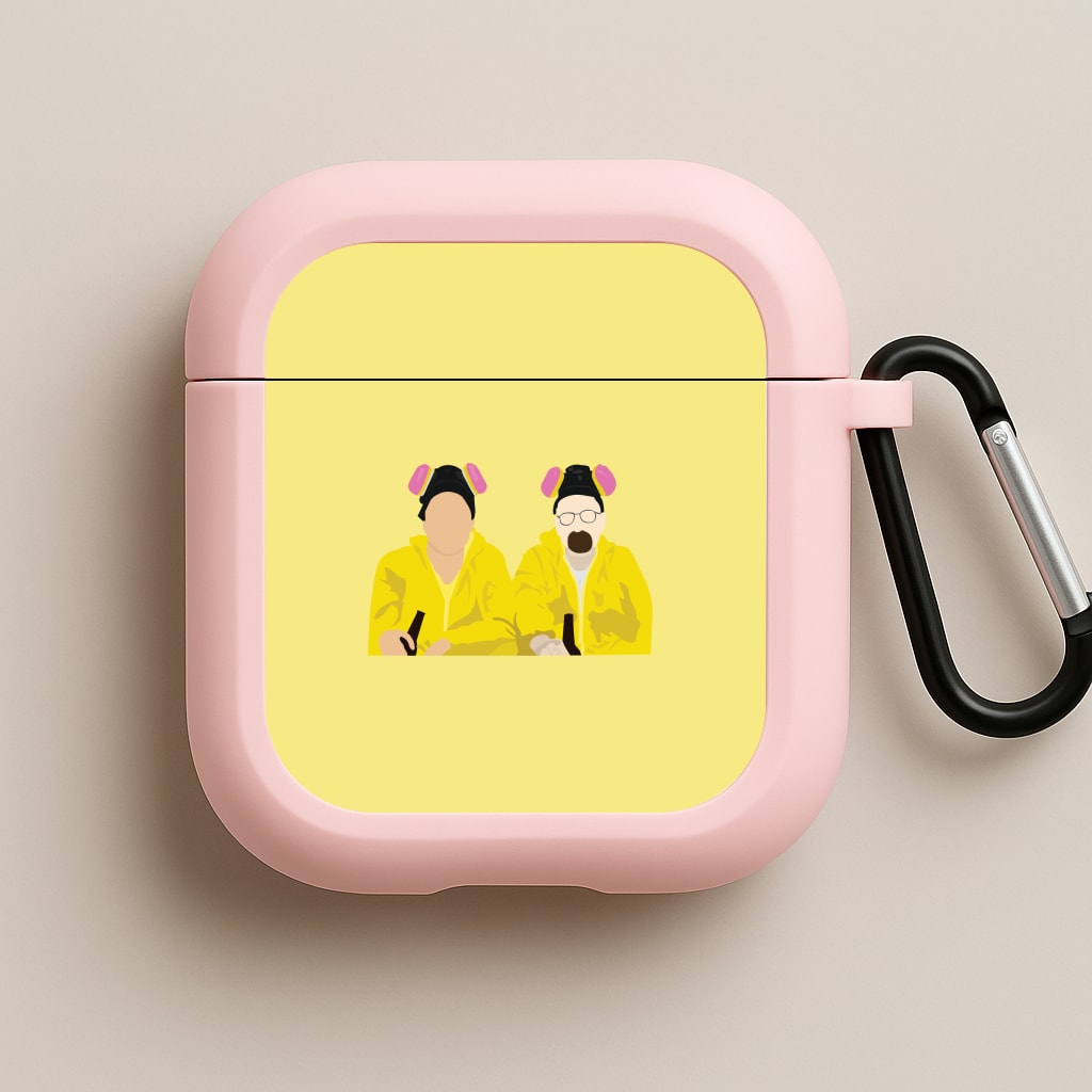 Walter And Jesse Pink AirPods Case
