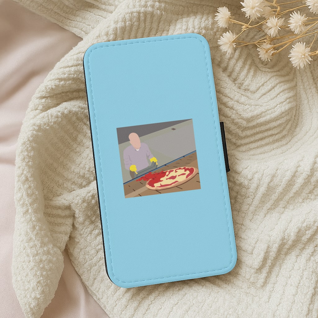 Pizza On The Roof Wallet Phone Case