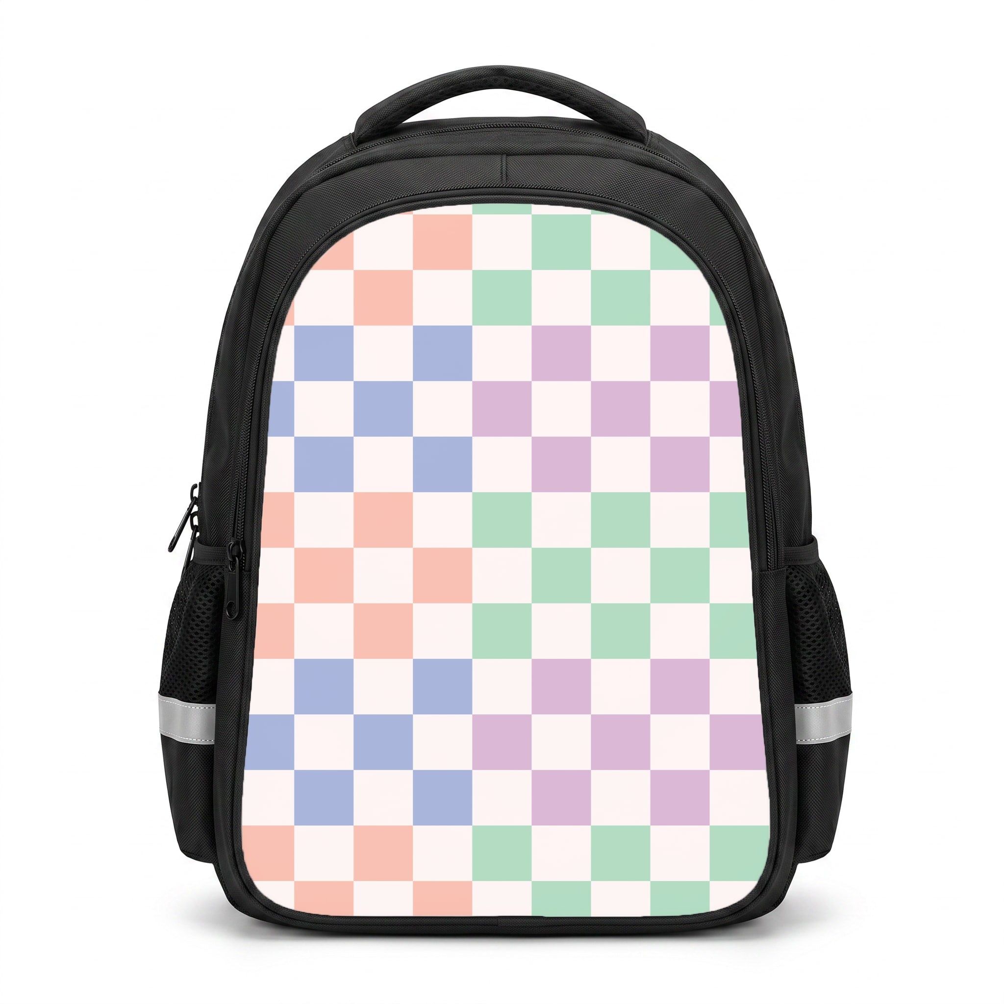 Pastel Retro Blocks Backpack Backpack