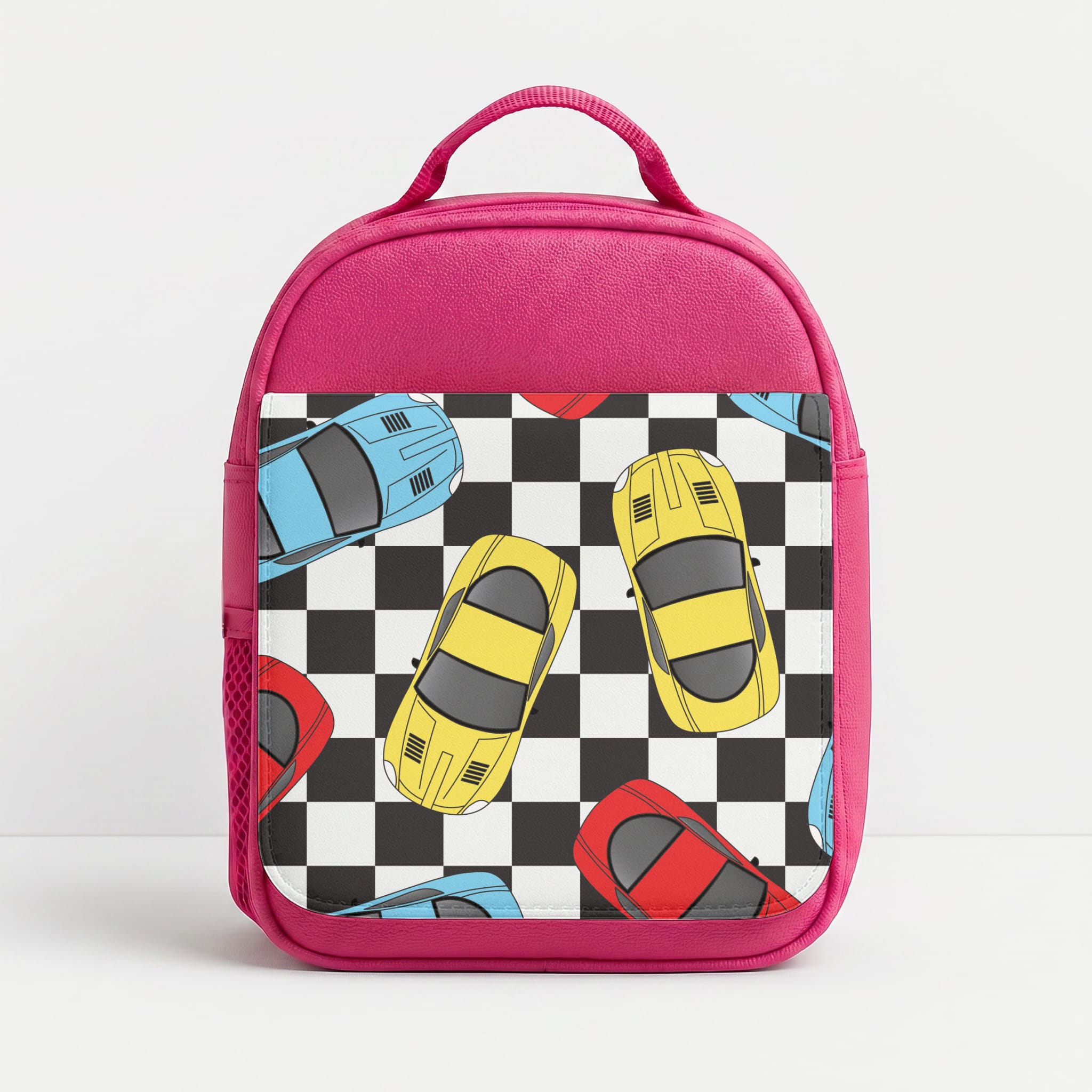 Speedy Race Cars Lunchbox - Pink
