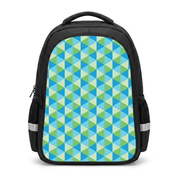 Green And Blue Prisms Backpack Backpack